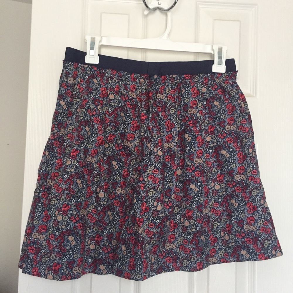 Floral a line skirt